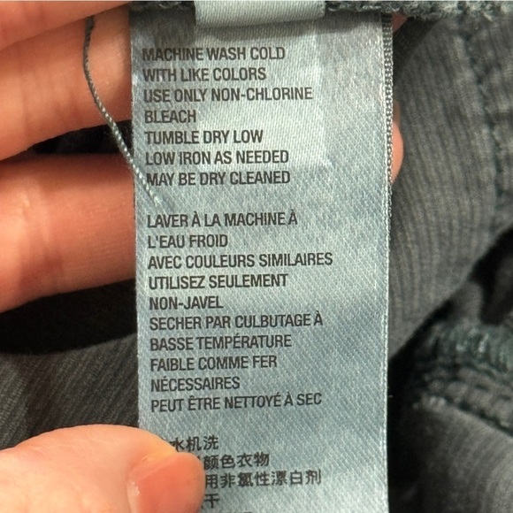 Free People Sun Chaser Corduroy Skinny‎ Morning Waves Pant Size 30 Women - Picture 9 of 12